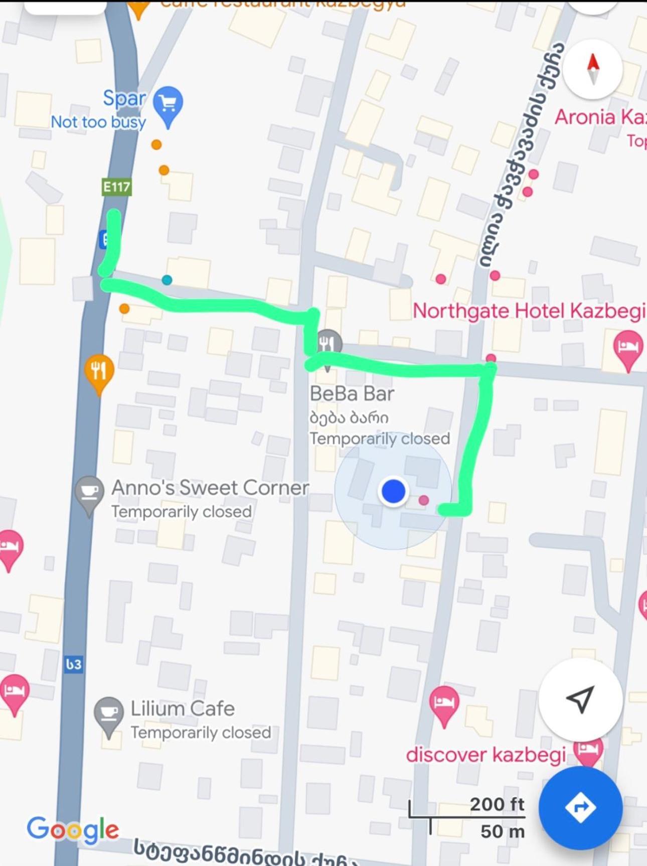 Guest House Chavchavadze N23 Kazbegi Ngoại thất bức ảnh